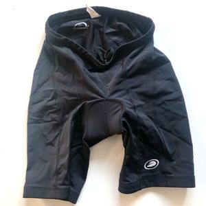 L Performance Black Spandex Bike Shorts